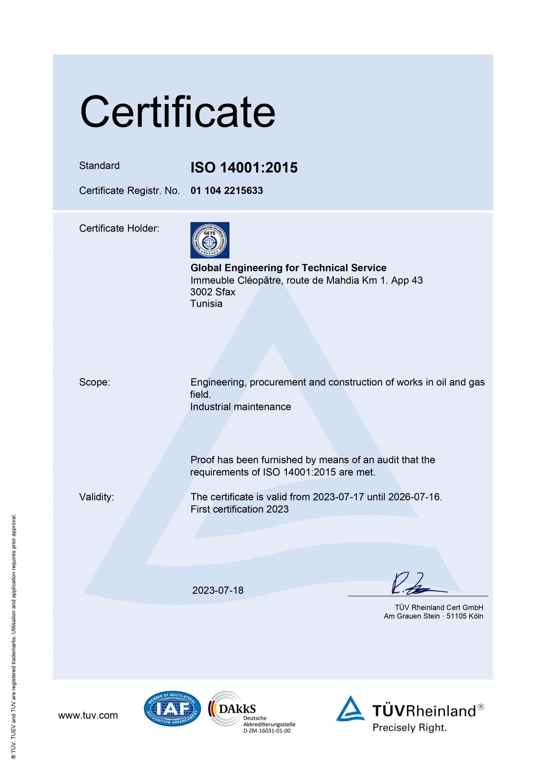 ISO 14001